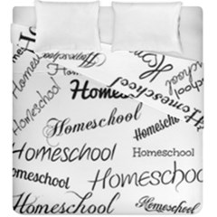 Homeschool Duvet Cover Double Side (king Size)