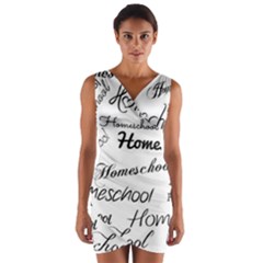 Homeschool Wrap Front Bodycon Dress by athenastemple