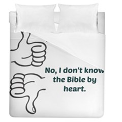 Bible No Duvet Cover (queen Size)