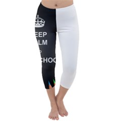 Keepcalmhomeschool Capri Winter Leggings 