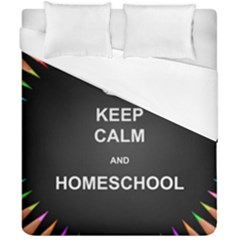 Keepcalmhomeschool Duvet Cover Double Side (california King Size)