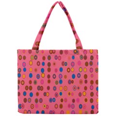 Circles Abstract Circle Colors Mini Tote Bag