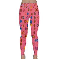 Circles Abstract Circle Colors Classic Yoga Leggings by Nexatart