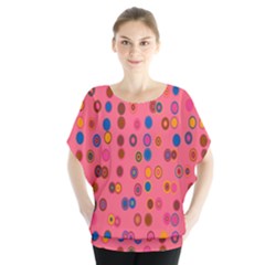 Circles Abstract Circle Colors Blouse