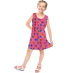 Circles Abstract Circle Colors Kids  Tunic Dress