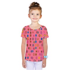 Circles Abstract Circle Colors Kids  One Piece Tee