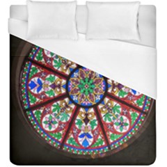 Church Window Window Rosette Duvet Cover (king Size)