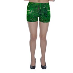 Circuit Board Skinny Shorts