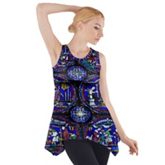 Church Window Canterbury Side Drop Tank Tunic by Nexatart