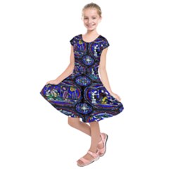 Church Window Canterbury Kids  Short Sleeve Dress