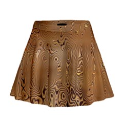 Circuit Board Pattern Mini Flare Skirt