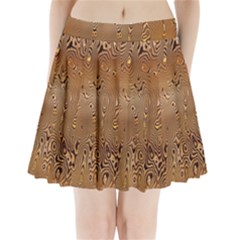 Circuit Board Pattern Pleated Mini Skirt