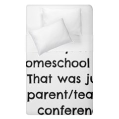 Parentteacher Duvet Cover Double Side (single Size)