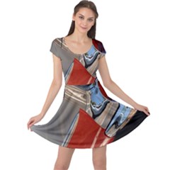 Classic Car Design Vintage Restored Cap Sleeve Dresses by Nexatart