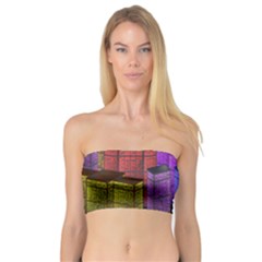 City Metropolis Sea Of Light Bandeau Top by Nexatart