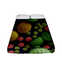 Colorized Pollen Macro View Fitted Sheet (full/ Double Size)