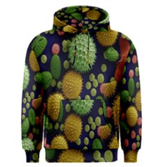 Colorized Pollen Macro View Men s Pullover Hoodie by Nexatart