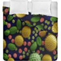 Colorized Pollen Macro View Duvet Cover Double Side (King Size) View2