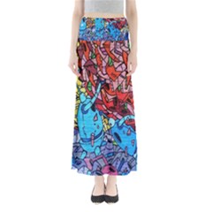 Colorful Graffiti Art Maxi Skirts