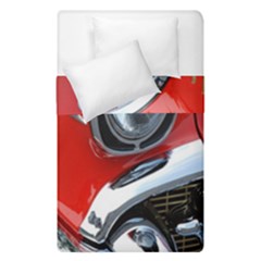 Classic Car Red Automobiles Duvet Cover Double Side (single Size) by Nexatart