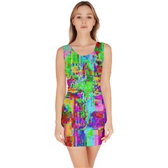 Compression Pattern Generator Sleeveless Bodycon Dress by Nexatart