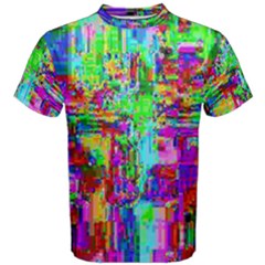 Compression Pattern Generator Men s Cotton Tee by Nexatart