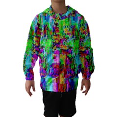 Compression Pattern Generator Hooded Wind Breaker (kids) by Nexatart