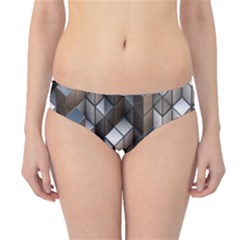 Cube Design Background Modern Hipster Bikini Bottoms by Nexatart