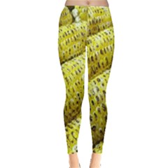 Corn Grilled Corn Cob Maize Cob Leggings  by Nexatart