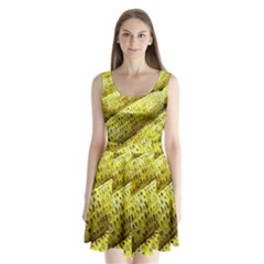 Corn Grilled Corn Cob Maize Cob Split Back Mini Dress  by Nexatart