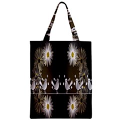 Daisy Bird  Zipper Classic Tote Bag