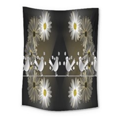 Daisy Bird  Medium Tapestry