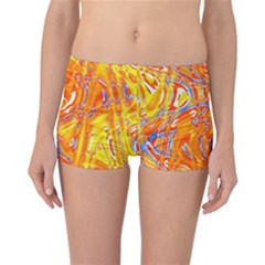 Crazy Patterns In Yellow Reversible Bikini Bottoms by Nexatart