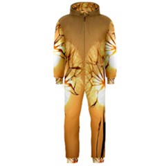 Dandelion Sun Dew Water Plants Hooded Jumpsuit (men)  by Nexatart