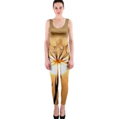 Dandelion Sun Dew Water Plants Onepiece Catsuit by Nexatart