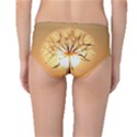 Dandelion Sun Dew Water Plants Mid-Waist Bikini Bottoms View2