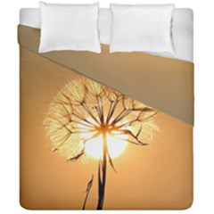 Dandelion Sun Dew Water Plants Duvet Cover Double Side (california King Size)