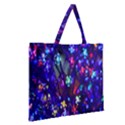 Decorative Flower Shaped Led Lights Zipper Large Tote Bag View2