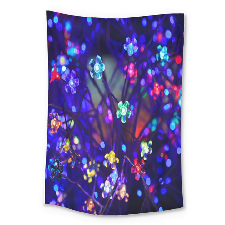 Decorative Flower Shaped Led Lights Large Tapestry