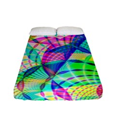 Design Background Concept Fractal Fitted Sheet (full/ Double Size)