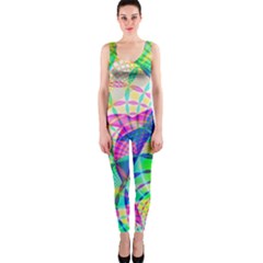 Design Background Concept Fractal Onepiece Catsuit