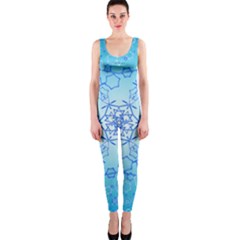 Design Winter Snowflake Decoration Onepiece Catsuit by Nexatart