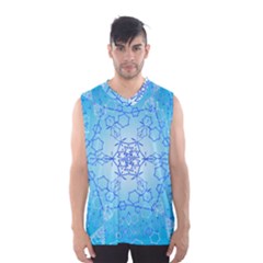 Design Winter Snowflake Decoration Men s Basketball Tank Top by Nexatart