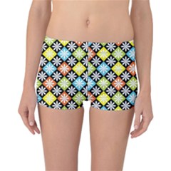 Diamonds Argyle Pattern Reversible Bikini Bottoms