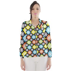 Diamonds Argyle Pattern Wind Breaker (women) by Nexatart