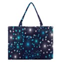 Digitally Created Snowflake Pattern Medium Tote Bag View1