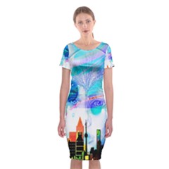 Dirty Dirt Spot Man Doll View Classic Short Sleeve Midi Dress by Nexatart