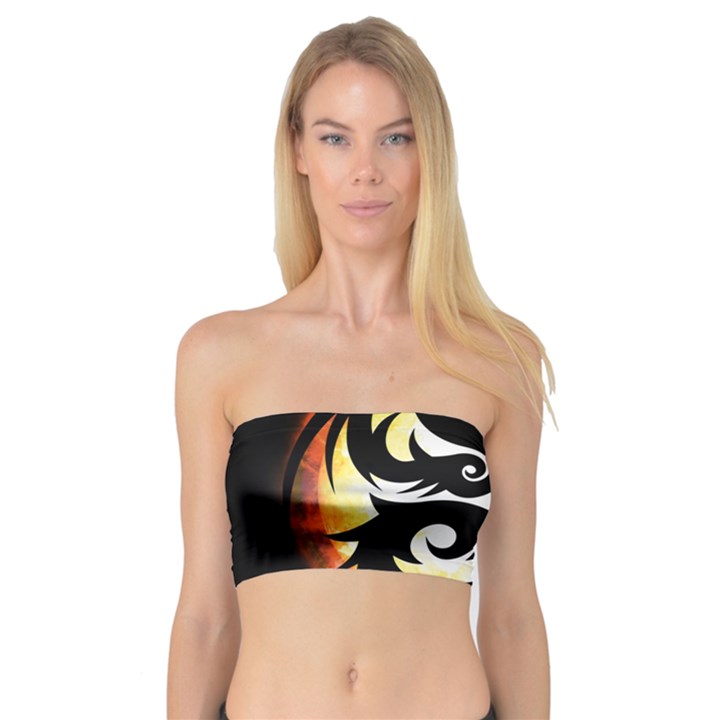 Dragon Fire Monster Creature Bandeau Top