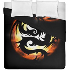 Dragon Fire Monster Creature Duvet Cover Double Side (king Size)