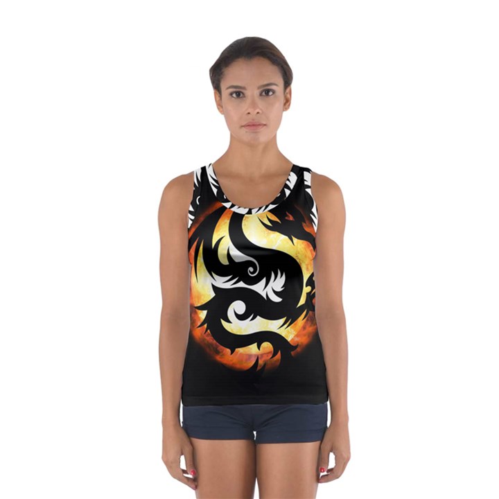 Dragon Fire Monster Creature Women s Sport Tank Top 